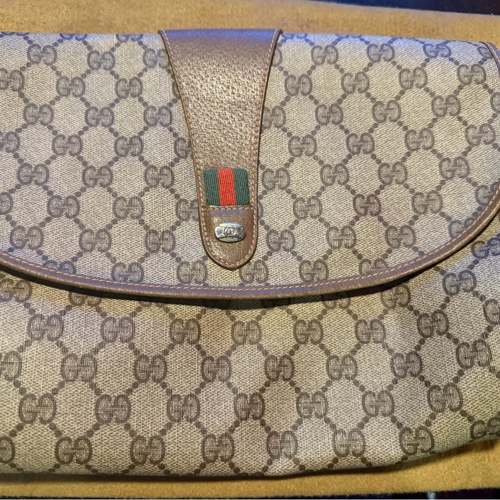 Gucci Tan Leather Interior. Vintage Gucci Sherry line